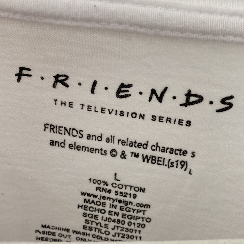 FRIENDS Class of 2004 Graphic Tee Shirt Size Large - Picture 3 of 6